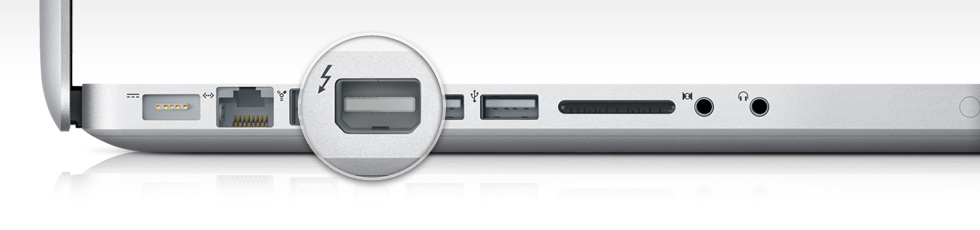 Thunderbolt現(xiàn)配備于全新 MacBook Air、MacBook Pro、iMac 和 Mac mini 之上
