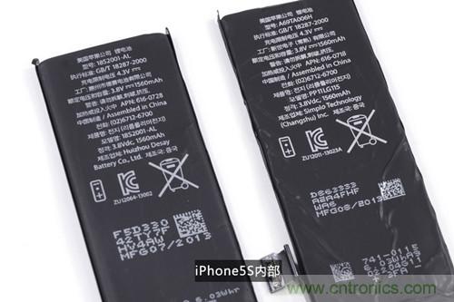 土豪金iPhone 5S拆解：內(nèi)部結(jié)構(gòu)升級，維修難度增加