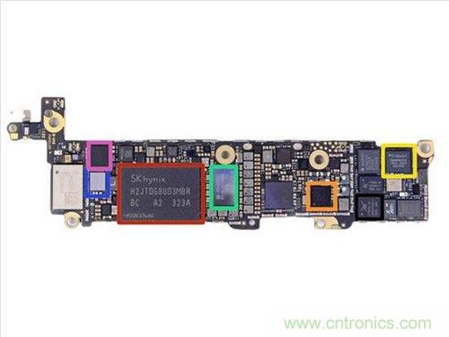 土豪金iPhone 5S拆解：內(nèi)部結(jié)構(gòu)升級，維修難度增加
