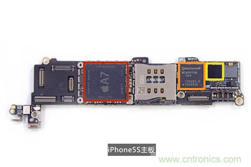 土豪金iPhone 5S拆解：內(nèi)部結(jié)構(gòu)升級，維修難度增加