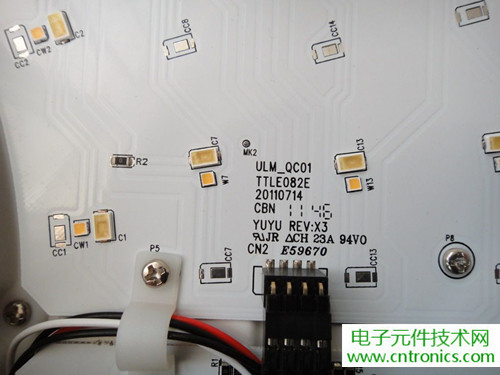 高端大氣上檔次！智能遙控調(diào)光LED吸頂燈拆解