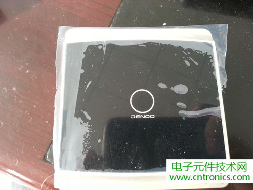 一款觸控開關(guān)拆解，做工不錯