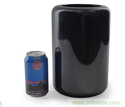 全新Mac Pro真的非常小，這是與易拉罐的對比