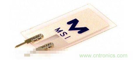 Measurement Specialties 的 MSP1006 壓電晶體。