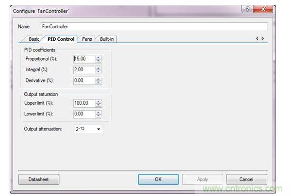 用于PSoC 3、PSoC 4與PSoC 5設(shè)計(jì)的PSoC Creator風(fēng)扇控制器設(shè)計(jì)向?qū)? width=