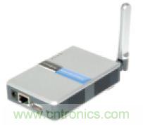 圖1：Linksys WPS54G打印服務器。