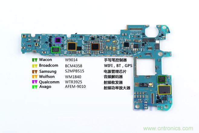 Galaxy Note5拆解，與S系列差距日漸模糊