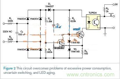 新一代LED光耦電路設(shè)計，改進(jìn)老化和能耗