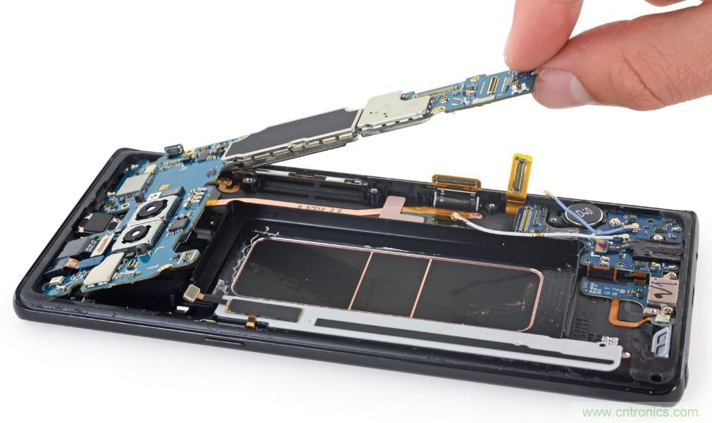 三星Note 8拆解，模塊化+分離式設(shè)計成趨勢？