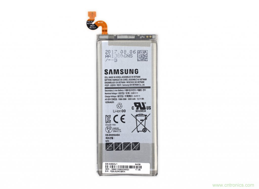 三星Note 8拆解，模塊化+分離式設(shè)計成趨勢？