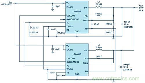 42 V、6 A（峰值7 A）、超低EMI輻射、高效率降壓型穩(wěn)壓器