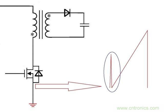 反激電源高壓MOS管電流尖峰怎么產(chǎn)生的？如何減小電流尖峰？