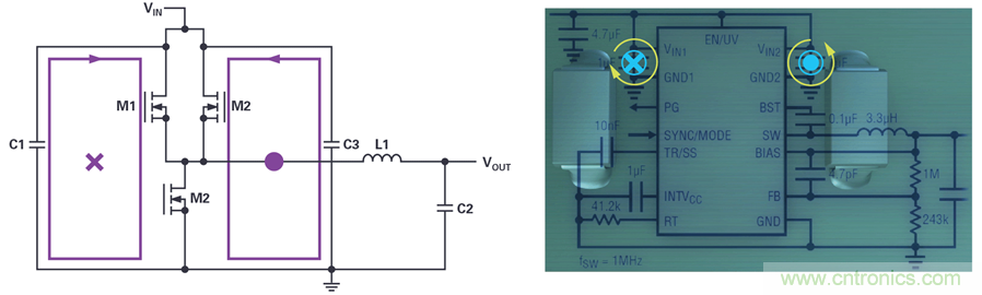 是否可以將低EMI電源安裝到擁擠的電路板上？