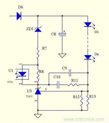 LED驅(qū)動(dòng)電源：3個(gè)電路巧妙利用TL431來恒流！