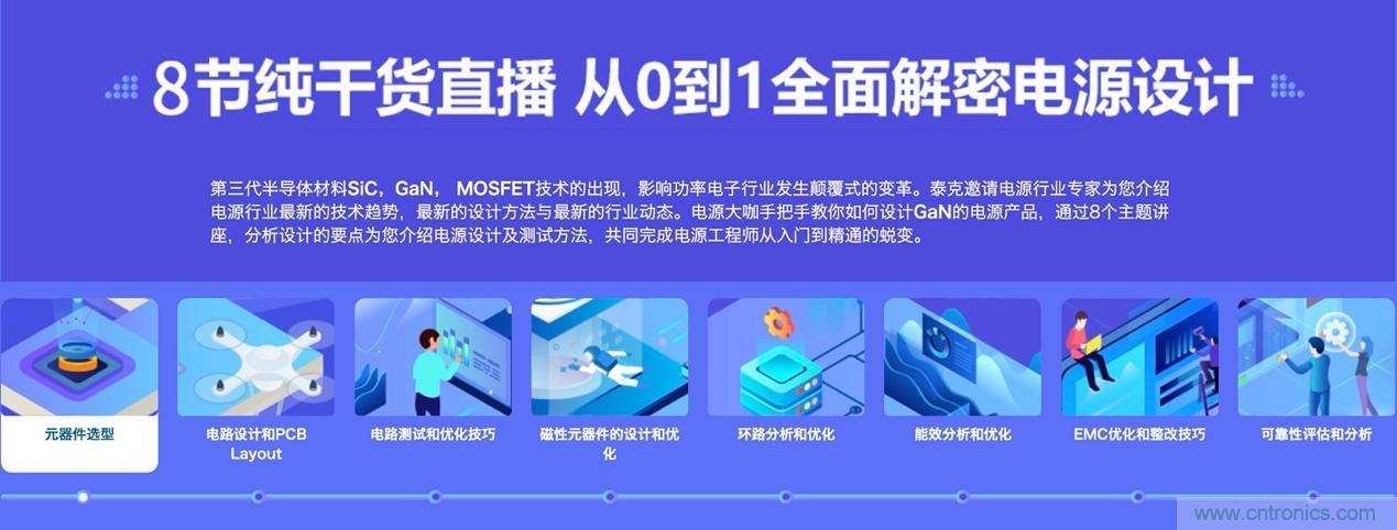 致工程師系列之三：高效GaN電源設(shè)計八部曲，泰克系列視頻課堂實操秘籍