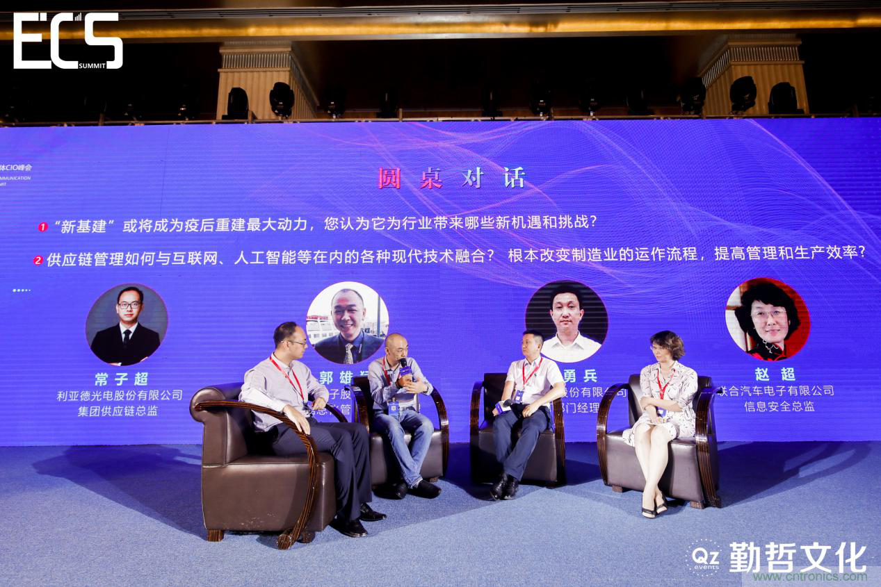 【ECS 2020】第二屆中國電子通信與半導體CIO峰會圓滿落幕！