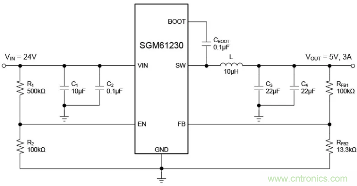 圣邦微電子同步降壓轉換器SGM61230，為抗擊極限過載而生
