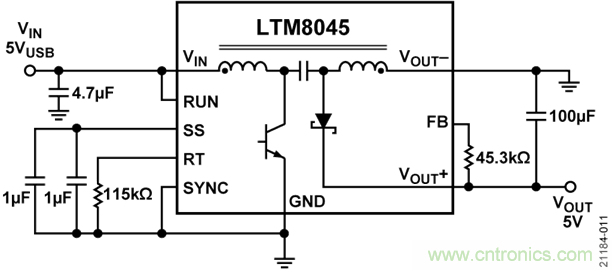 USB供電、915MHz ISM無線電頻段、具有過溫管理功能的1W功率放大器