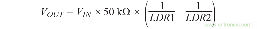 你有沒有試過用儀表放大器測量兩個(gè)光源的相對強(qiáng)度？
