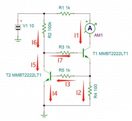 2個NPN三極管組成的恒流電路，如何工作？