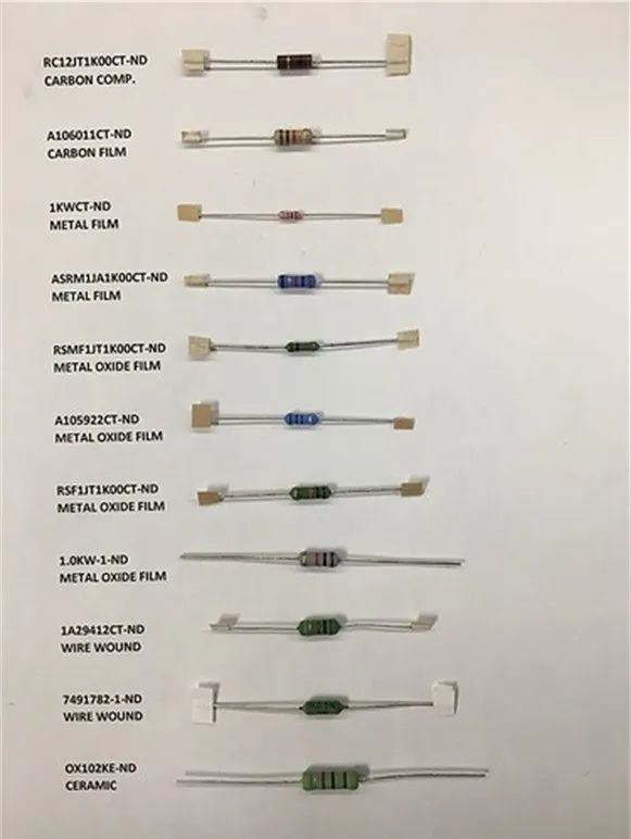 對照一下，你了解幾種電阻？