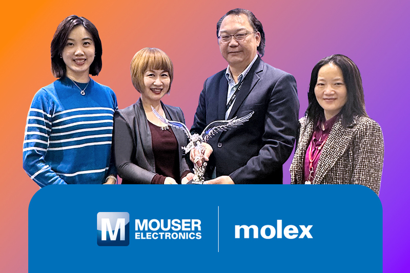 七連冠！貿(mào)澤電子蟬聯(lián)Molex亞太區(qū)年度電子目錄代理商大獎(jiǎng)